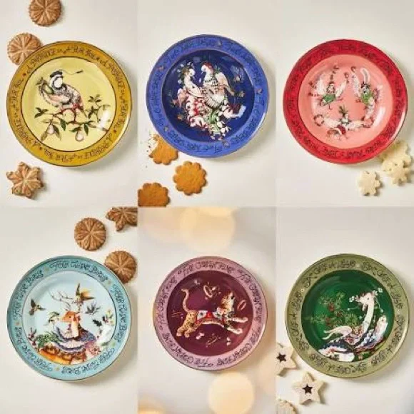 Phannapast Taychamaythakool 
Anthropologie Twelve Days Christmas Dessert Plate - Picture 4 of 6